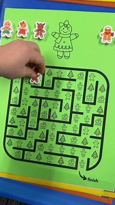 10K views · 64 reactions | These are my Gingerbread Fine Motor Mazes! ✨ I’m using these little gingerbread erasers as the marker to move through each maze. Such a simple way to build fine motor control and visual tracking. Here’s the link: https://preschoolvibes.com/gingerbread/fine-motor-mazes-gingerbread-plba4 | Preschool Vibes | Facebook
