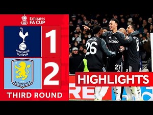 Tottenham vs Aston Villa | 1-2 | Highlights | FA Cup 2025/26 | Tottenham Villa