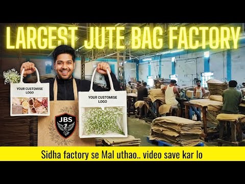 JUTE BAG MANUFACTURING | largest return gift jute bag manufacturer in Delhi #jutebagmanufacturing