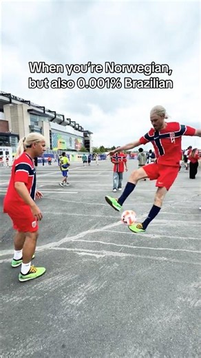 When you're Norwegian but 0.001% Brazilian...
