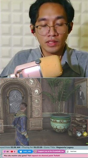 Solving triangle-math puzzle in #HogwartsLegacy #Gameplay • Request: @diecchan | #adli_hm on #Twitch