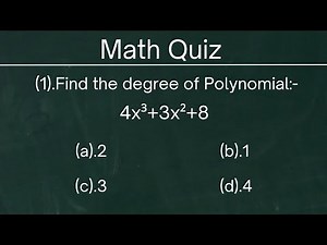 Can You Solve 9th Grade Math Polynomials Test | Math Quiz