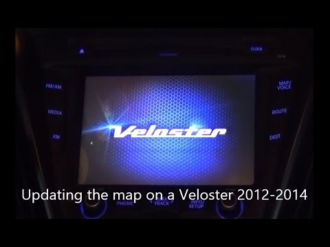 How to update the map on a Hyundai Veloster (2012-2015)