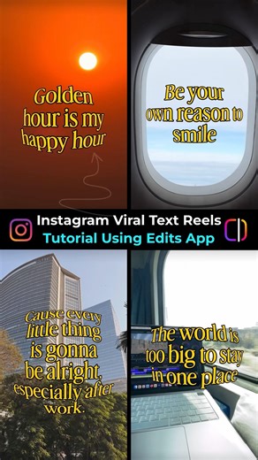 Instagram Viral Text Effect 2026 Tutorial | Easy Editing Trick With Edits App #instagramreels #edits