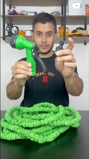 Expandable garden hose spray gun 😱