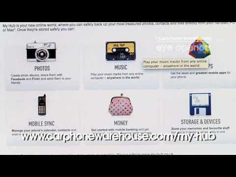 My Hub: Using The Carphone Warehouse My Hub site