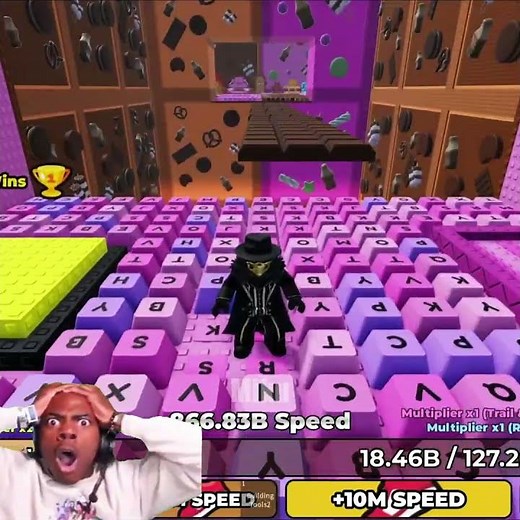 I became an ADMIN in Keyboard Escape!!😱 #roblox #keyboardescape #usa