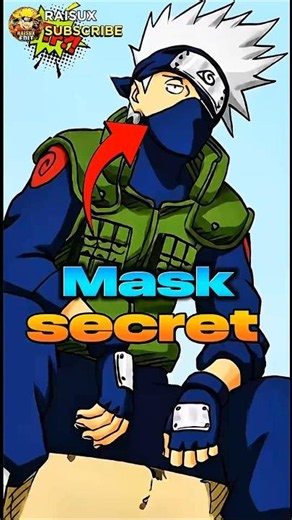 Why kakashi always wers a mask #naruto#anime#shorts