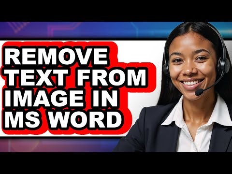 How to Remove Text from Image in Ms Word (updated)