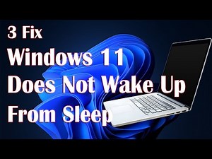 Windows 11 Does Not Wake Up From Sleep - 3 FIX Laptop Does Not Wake Up