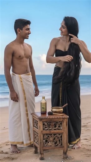 Long hair AI #hairplay #longhair #longhairplay #viral #like #mallu #hairmassage
