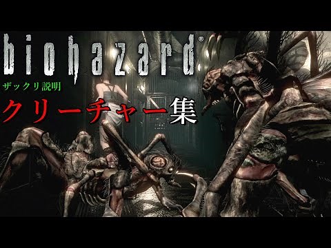 初代バイオリメイクに登場するクリーチャー達 【バイオハザードHDリマスター】