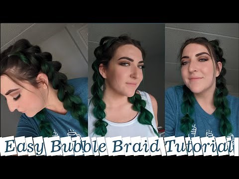 EASY Bubble Braid Tutorial that anyone can do!!