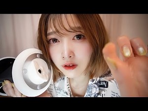 【ASMR】Inaudible Whispering😴 | Hand Movement Stroking the Screen【Mouse Sound】