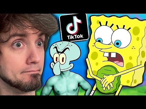 The official Spongebob TikTok is DISTURBING
