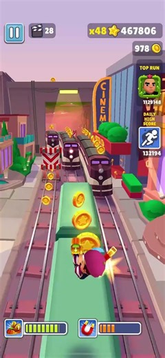 Subway Surfer Hollywood Season 🎬 Pro Tricks to Boost High Score Fast #shorts #subwaysurfers