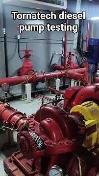 Tornatech diesel fire pump testing by Engineers Guide #firesafeonline #fireprotection #nfpa