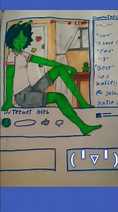 Internet girl trend #art #dibujo #alien #drawing #collage