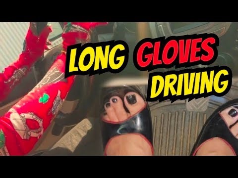 Woman Driving with Leather Gloves ASMR | Pedal View, No Talk