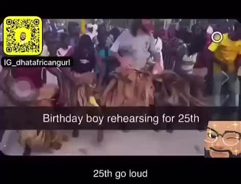 Birthday rehearsal complete. We are ready