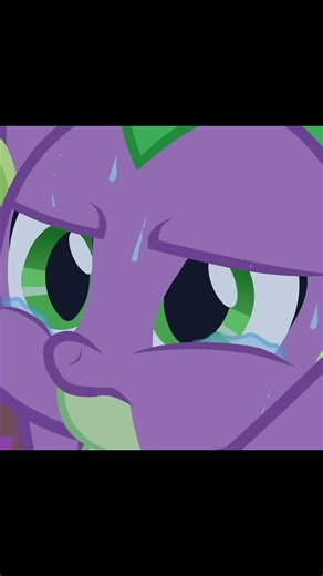spikes so underrated ☹️ #mlp #spike #sad #edit #thecure