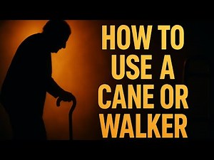 How to Use a Cane or Walker Correctly