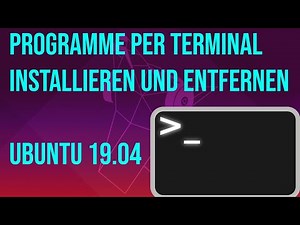 Linux Grundlagen #001 Software übers Terminal Installieren
