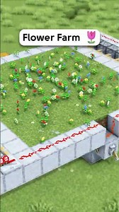 Minecraft Flower Farm🌷 #minecraft
