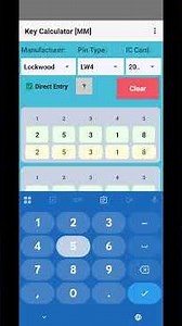 Key Calculator Manual Entry