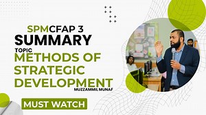 𝗔𝗗𝗠𝗜𝗦𝗦𝗜𝗢𝗡𝗦 𝗢𝗣𝗘𝗡 𝗜𝗡 𝗖𝗔 𝗙𝗜𝗡𝗔𝗟 (𝗖𝗙𝗔𝗣 𝗠𝗦𝗔 𝗟𝗲𝘃𝗲𝗹) 𝗙𝗢𝗥 𝗔𝗧𝗧𝗘𝗠𝗣𝗧 𝗗𝗲𝗰𝗲𝗺𝗯𝗲𝗿 𝟮𝟬𝟮𝟯 & 𝗢𝗡𝗪𝗔𝗥𝗗𝗦. In this video, Sir MM is explaining Methods of Strategic Development. 𝗣𝗟𝗔𝗬𝗟𝗜𝗦𝗧: https://youtube.com/playlist?list=PLAhncRxzs4JoMfDJa89DRIYRxJ7Zy7z3r join our WhatsApp Group: https://chat.whatsapp.com/JOdt2xNf1jCG2BaE4bKdtz | IQ School of Finance