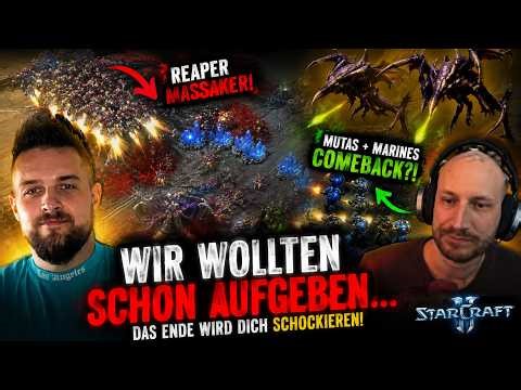 Wir wollten schon AUFGEBEN… 😳 doch dann eskalierten die Marines! (SC2 2v2)