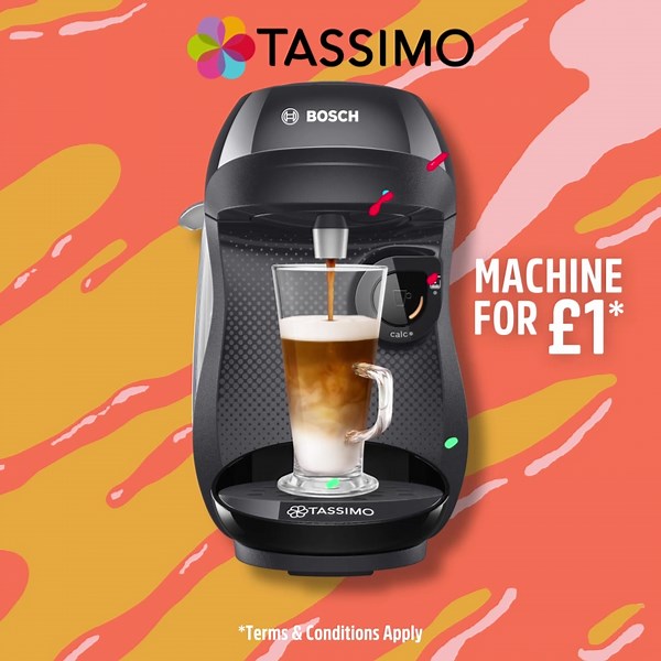 25K views · 144 reactions | Did you know? You could be the owner of a Tassimo machine for just £1! All you need to do is sign up for a Tassimo subscription. You can choose a plan that perfectly suits your tastes and coffee drinking habits, and when you sign up you'll also get a Happy machine for just £1! Terms and conditions apply. UK only, 18+. For full details head to : https://www.tassimo.com/gb/subscription/catalog | Tassimo | Facebook