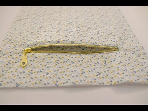 Innentasche mit Reißverschluss nähen