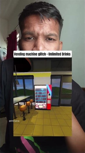 Vending Machine Glitch = Unlimited Drinks 🍾| Vending Machine Hack 😍 #fact #Hack #Shorts