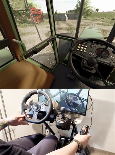 Fendt Favorit 615 LSA Turbomatik Steering Wheel Thrustmaster Farmstick #dkgc #fs25 #farming #farm