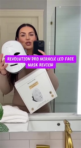 Beauty tech is exploding right now and LED face masks are one of the most talked about skincare devices online. The Revolution Pro Miracle LED Face Mask uses multiple light modes designed to support clearer brighter looking skin from home. If you are building a better skincare routine and want to try LED therapy this is one of the most affordable beauty tech devices people are testing. ✨ #beautytech #ledfacemask #skincaretools #ledtherapy #tiktokshop