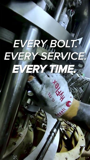 Every bolt counts. #pstec #fieldservice #quality #plasticpackaging