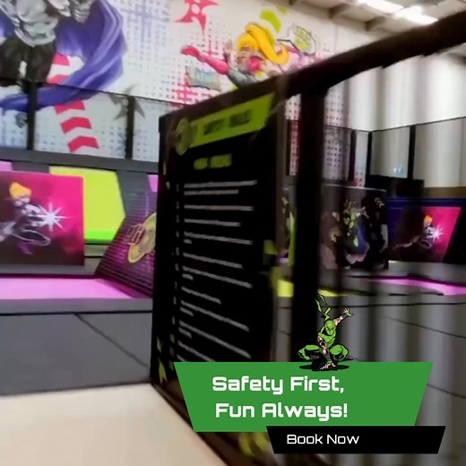 Flip Out means fun without the worry! From trampolines to ninja courses, our safety-first approach ensures active play for everyone. 💪 Supervised Activities: Keeping the fun safe for all. 🛡️ Kid-Friendly Design: Built with safety in mind. 🎉 Endless Excitement: Fun you can trust! Find your local Flip Out today and jump in with confidence! | Flip Out Australia
