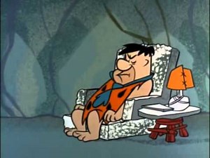 Fred Flintstone so mad he's Mumbling