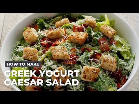 Greek Yogurt Caesar Salad Recipe