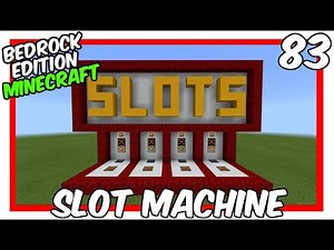 How To Build A Slot Machine In Minecraft Bedrock Edition | #Minecraft #1man1game