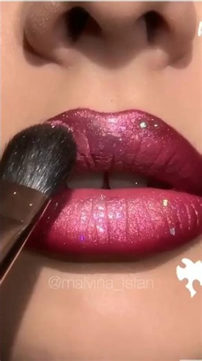 glittery lipstick tutorial #fashion #plzsupport #5mveiws #viral #lipstick#glitter #1000subscriber