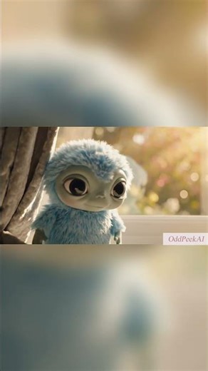 Tiny Alien Peeks Outside