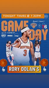 Watch the NBA Playoffs @rory_dolans  Tonight Thursday 04/25 @...