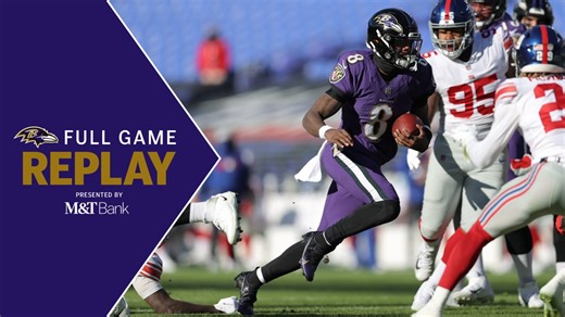 Full Game Replay: Ravens 27, Giants 13