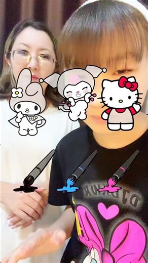Color paint curomi #colors #tutorial #hellokitty #curomipainttutorial