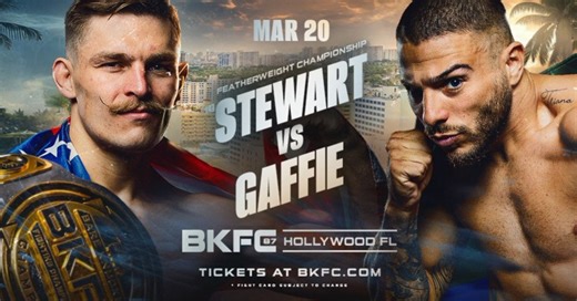 BKFC 87: Stewart Vs. Gaffie - Full Results And Highlights From Hollywood