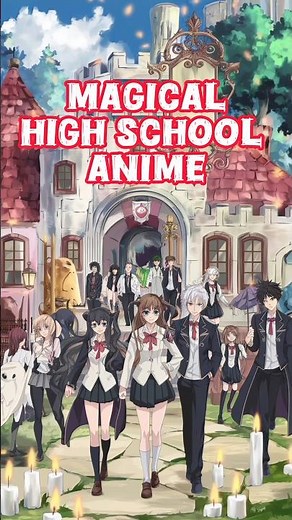 Top 5 magical anime similar to Harry Potter. #shorts