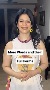 39K views · 10K reactions | More Words with their Full Forms 1. NEWS-...