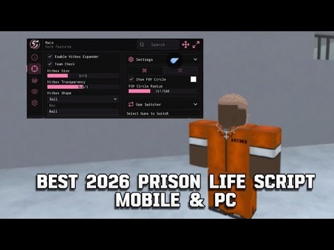 New Anti Cheat Bypass | Prison Life OP Keyless Script 2026 for Mobile & Pc